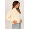 Petal And Pup Womens Mia Textured Shoulder Knit Sweater -MR Ave Clothing Shop GUEST fc405b28 20ce 4f11 9950 46c48e8b02bb